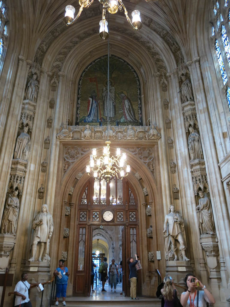entering the parliament