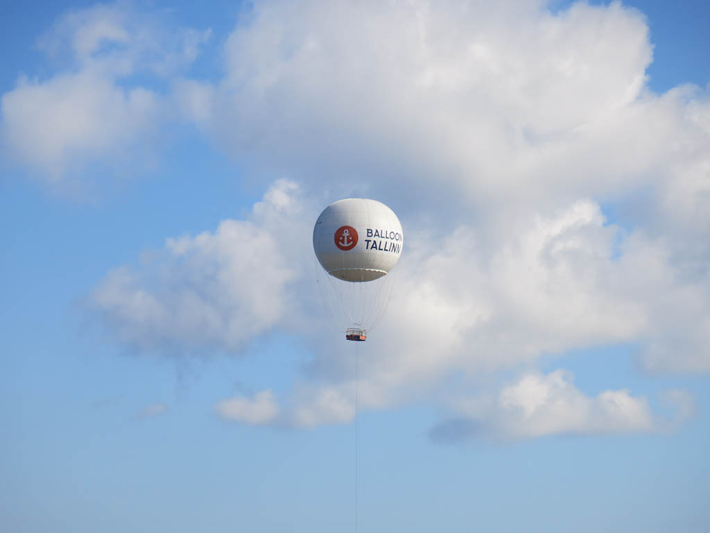 not a real hot air balloon...